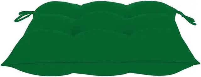 Alt view image 5 of 8 - vidaXL Chair Cushions 6 pcs Green 19.7"x19.7"x2.8" Fabric