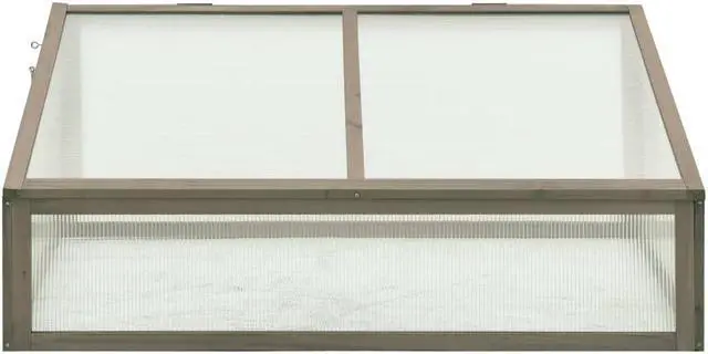 Alt view image 5 of 13 - vidaXL Greenhouse Outdoor Grow House Green House for Plant Growing Firwood