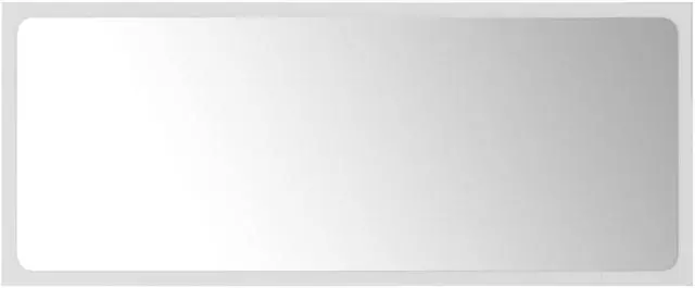 Alt view image 2 of 11 - vidaXL Mirror Vanity Mirror Wall Mounted Bath Mirror White Engineered Wood