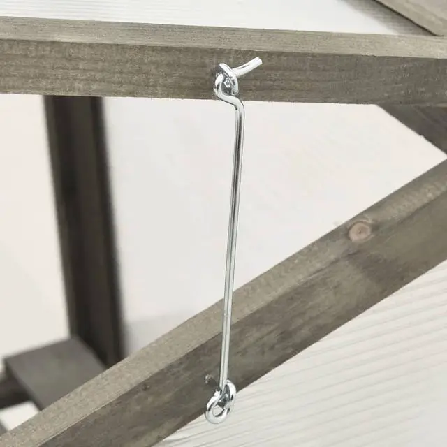 Alt view image 2 of 14 - vidaXL Greenhouse Outdoor Grow House Green House for Plant Growing Firwood