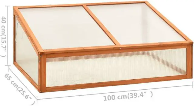 Alt view image 7 of 13 - vidaXL Greenhouse Outdoor Grow House Green House for Plant Growing Firwood