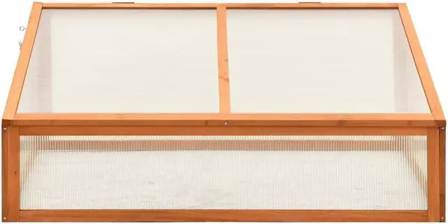 Alt view image 5 of 13 - vidaXL Greenhouse Outdoor Grow House Green House for Plant Growing Firwood