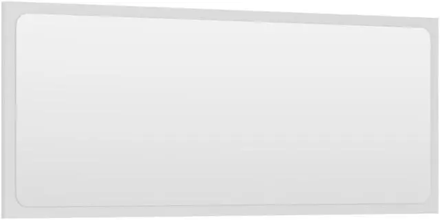 Alt view image 3 of 11 - vidaXL Mirror Vanity Mirror Wall Mounted Bath Mirror White Engineered Wood