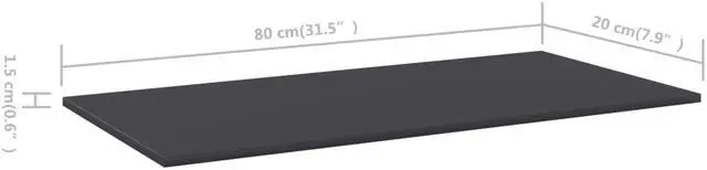 Alt view image 5 of 12 - vidaXL Floating Shelf Wall Mounted Bookshelf Board 4 Pcs Gray Engineered Wood