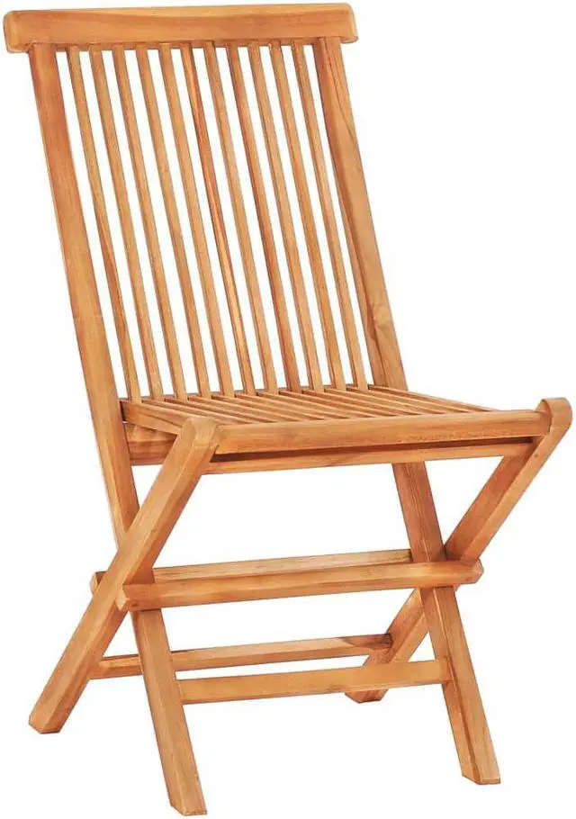 Alt view image 6 of 18 - vidaXL Patio Bistro Set Outdoor Bistro Table Chair 3 Piece Solid Teak Wood