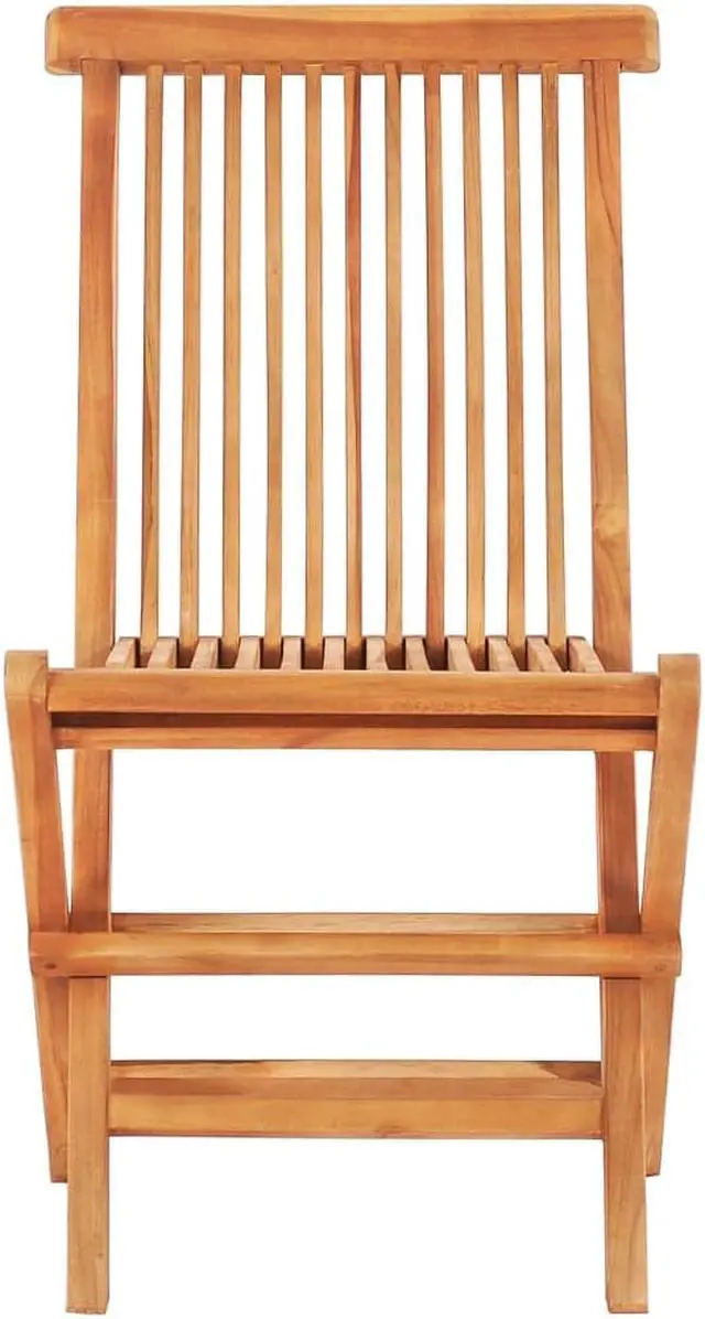 Alt view image 7 of 18 - vidaXL Patio Bistro Set Outdoor Bistro Table Chair 3 Piece Solid Teak Wood