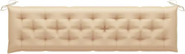 Alt view image 18 of 20 - vidaXL Cushion for Swing Chair Beige 78.7" Fabric Garden Seating Throw Pillow