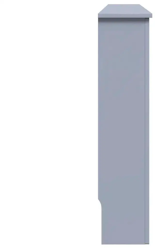 Alt view image 8 of 10 - vidaXL Radiator Cover Anthracite 67.7"x17.5"x31.9" MDF