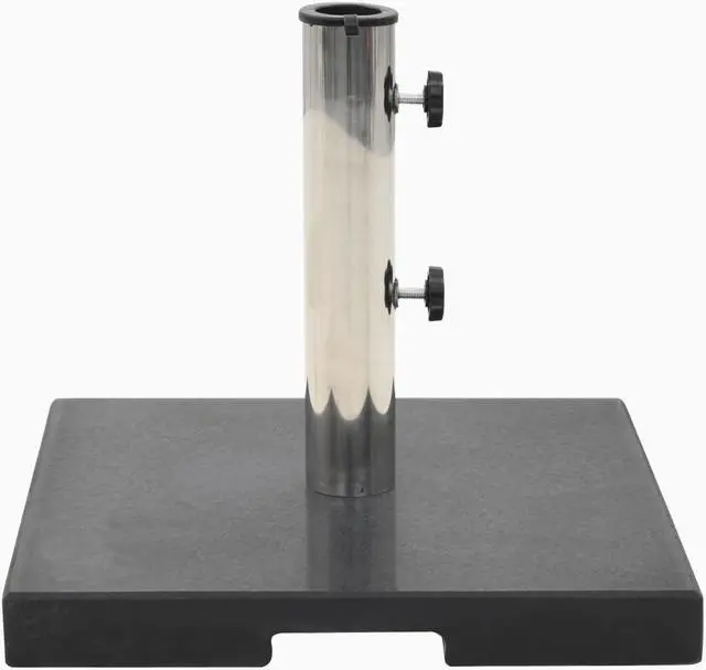 Main image of vidaXL Umbrella Base Patio Parasol Stand for Poles of 1.5"/1.9" Granite 44.1 lb