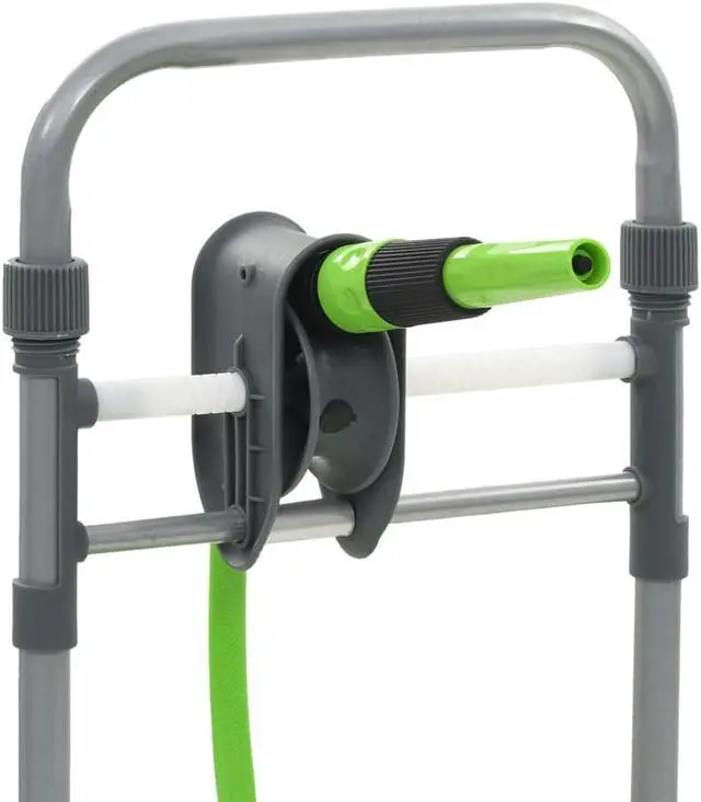 Alt view image 7 of 16 - vidaXL Water Hose Reel with Wheels 174.6'+6.6'