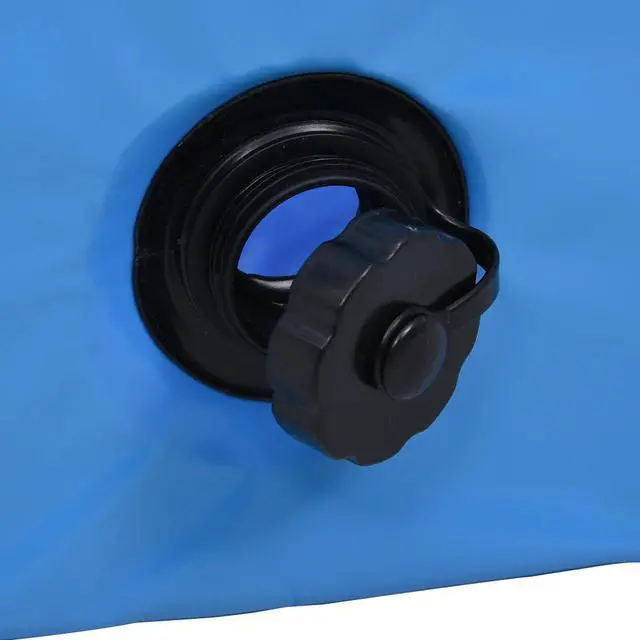 Alt view image 18 of 18 - vidaXL Foldable Dog Swimming Pool Blue 47.2"x11.8" PVC