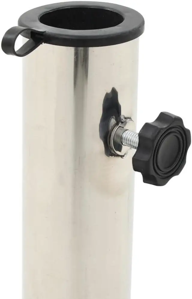Alt view image 3 of 14 - vidaXL Umbrella Base Patio Parasol Stand for Poles of 1.5"/1.9" Granite 44.1 lb