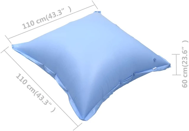 Alt view image 6 of 14 - vidaXL Pool Pillows for Winter Inflatable Pool Air Pillows 2 Pcs Blue PVC