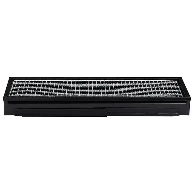 Alt view image 10 of 13 - vidaXL Portable Camping BBQ Grill Steel 23.6"x8.9"x13"