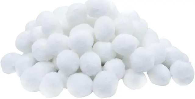 Alt view image 2 of 8 - vidaXL Pool Filter Balls Filter Balls for Sand Filter Pool Filter Media Balls