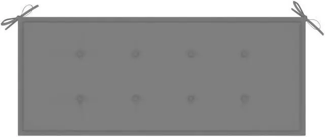 Alt view image 11 of 12 - vidaXL Garden Bench with Cushion 47.2" Solid Acacia Wood