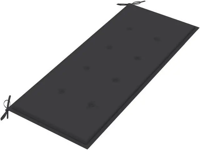 Alt view image 10 of 12 - vidaXL Garden Bench with Cushion 47.2" Solid Acacia Wood