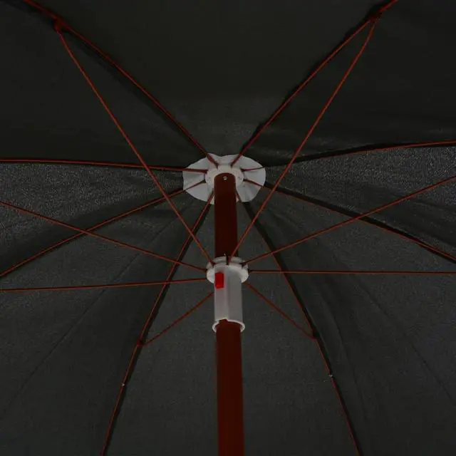 Alt view image 2 of 13 - vidaXL Garden Parasol  with Steel Pole Sand 180 cm