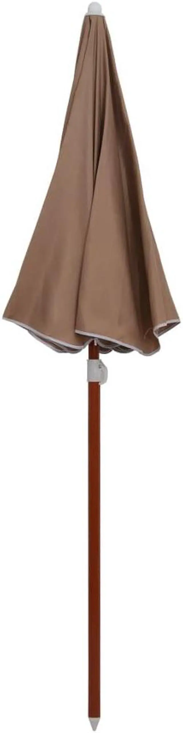 Alt view image 2 of 12 - vidaXL Garden Parasol Outdoor Patio Sunshade for Balcony Backyard Deck Taupe