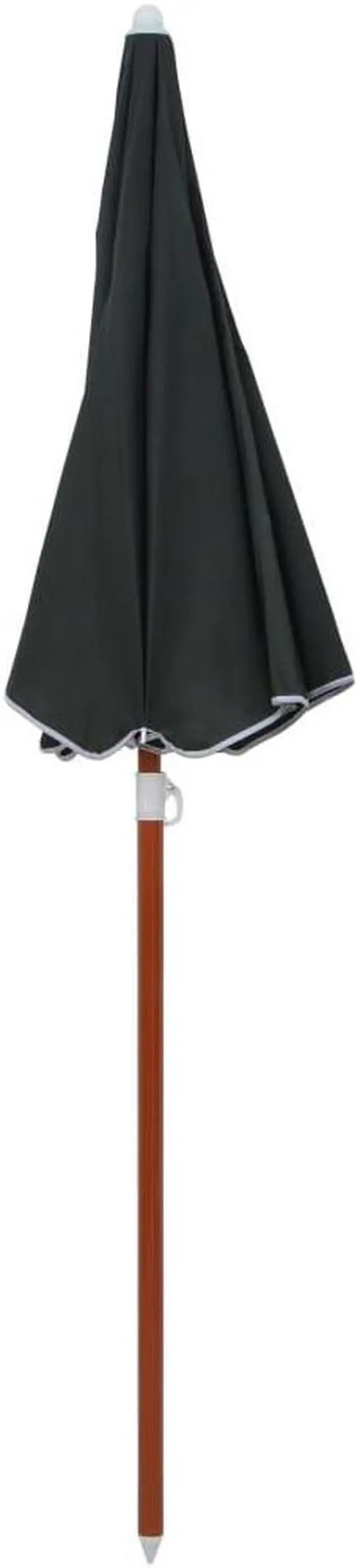 Alt view image 3 of 13 - vidaXL Garden Parasol  with Steel Pole Sand 180 cm