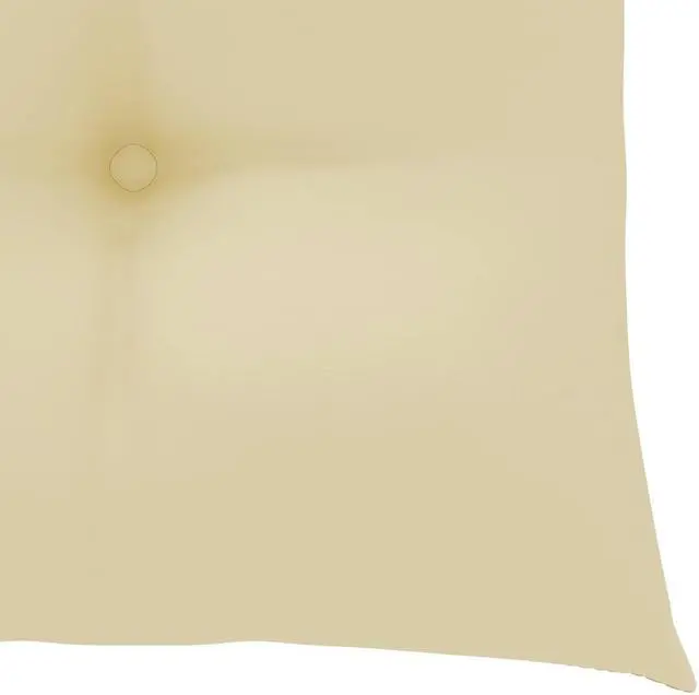 Alt view image 12 of 12 - vidaXL Rocking Chair with Cream White Cushion Solid Teak Wood
