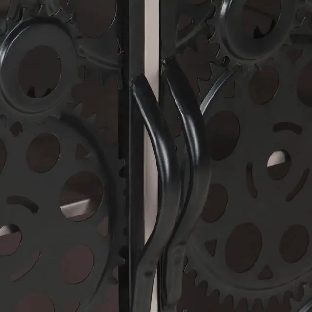 Alt view image 3 of 13 - vidaXL Sideboard Storage Sideboard Cabinet for Entryway Rough Mango Wood & Iron