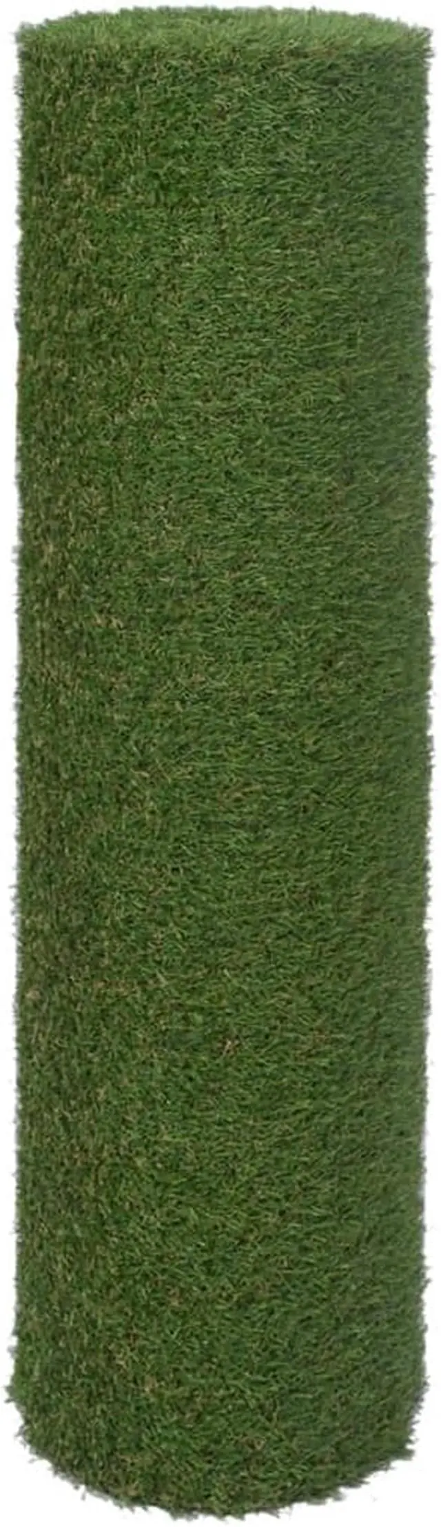 Alt view image 3 of 9 - vidaXL Artificial Grass 3.3'x26.2'/0.8" Green Grass Mat Turf Lawn Garden Patio