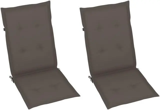 Alt view image 6 of 7 - vidaXL Rocking Chair Outdoor Rocking Chair with Cushions Gray Solid Wood Acacia