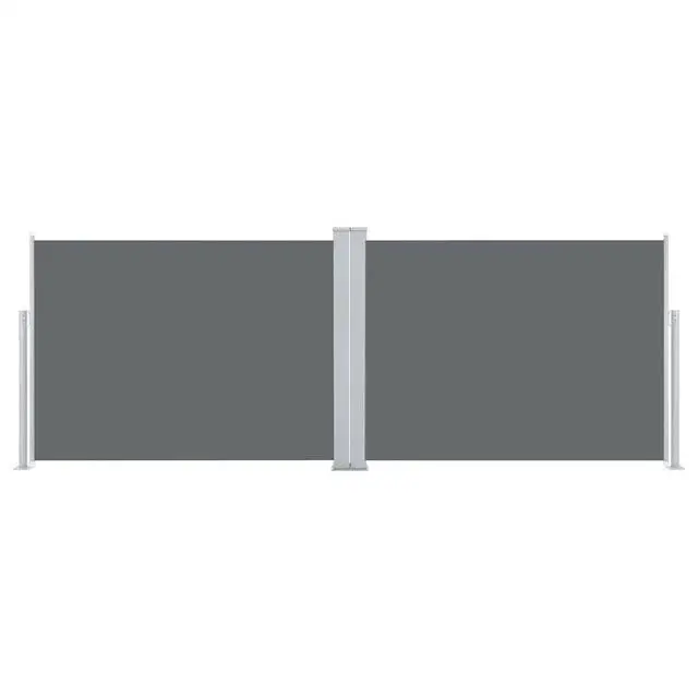Alt view image 17 of 20 - vidaXL Retractable Side Awning Anthracite 39.4"x393.7" Sunshade Privacy Screen