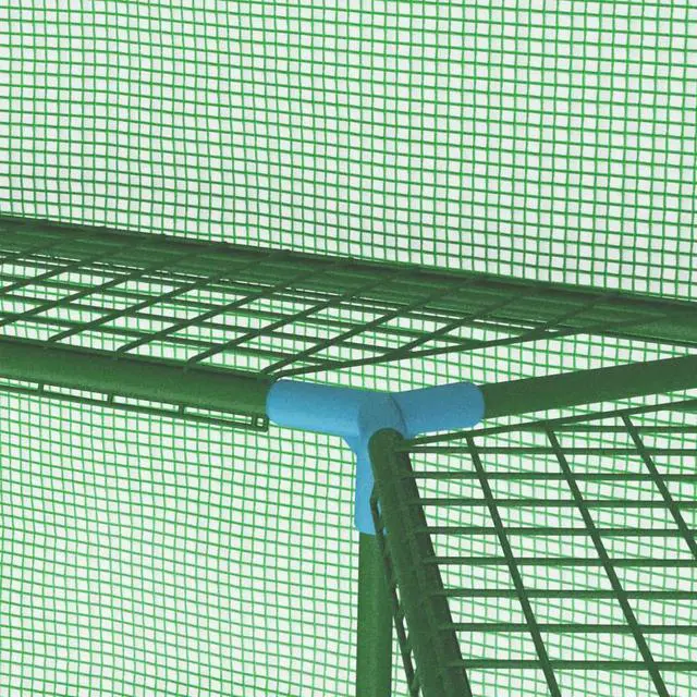 Alt view image 5 of 14 - vidaXL Greenhouse Grow House for Plant Growing Green House with Shelves Steel