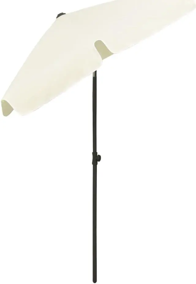 Alt view image 7 of 13 - vidaXL Garden Parasol with LED Lights&Aluminium Pole 270 cm Anthracite