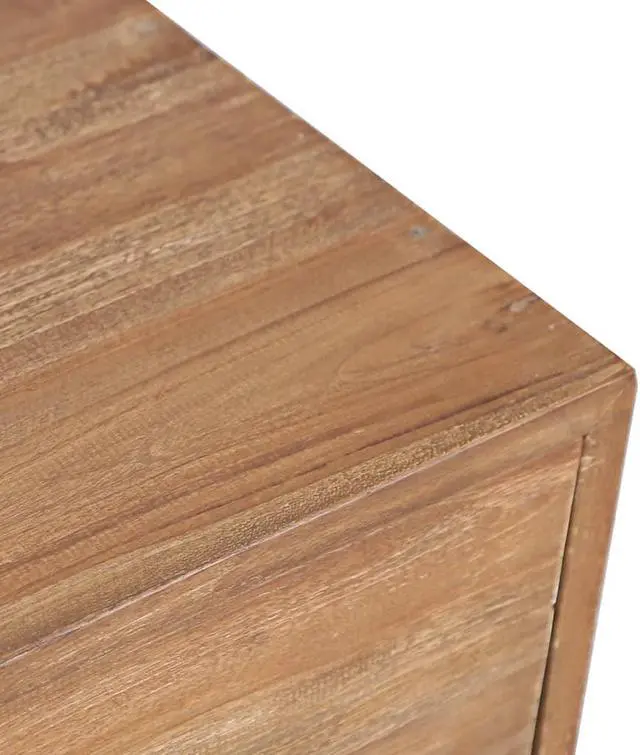 Alt view image 14 of 14 - vidaXL Bedside Cabinet 15.7"x11.8"x19.7" Rough Mango Wood