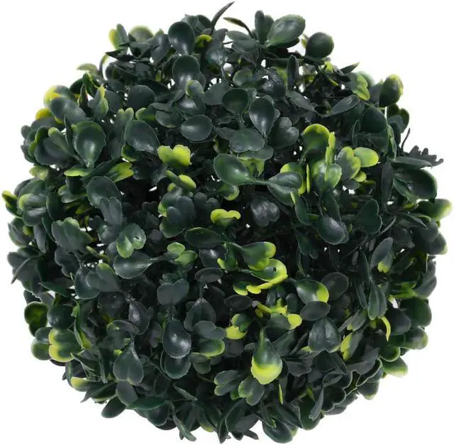 Alt view image 2 of 11 - vidaXL Fake Plant 4 Pcs Artificial Plant Boxwood Topiary Ball Floral Decor 4.7"