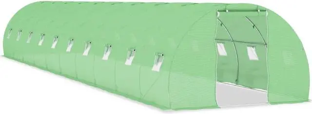 Alt view image 4 of 7 - vidaXL Greenhouse Outdoor Grow House Green House for Plant Growing Gardening