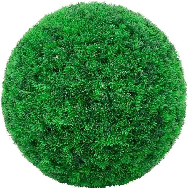 Alt view image 2 of 11 - vidaXL Fake Plant 2 Pcs Artificial Plant Boxwood Topiary Floral Decor 13.8"