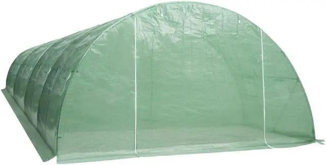 Alt view image 6 of 7 - vidaXL Greenhouse Outdoor Grow House Green House for Plant Growing Gardening