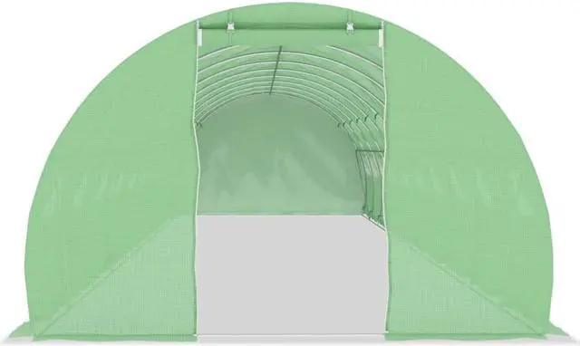 Alt view image 5 of 7 - vidaXL Greenhouse Outdoor Grow House Green House for Plant Growing Gardening