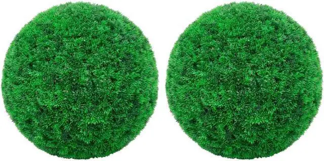Alt view image 5 of 10 - vidaXL Artificial Boxwood Balls 2 pcs 20.5"