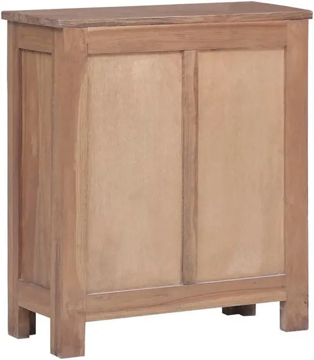 Alt view image 4 of 13 - vidaXL Sideboard Console Table with 2 Drawers and 2 Doors Solid Wood Teak