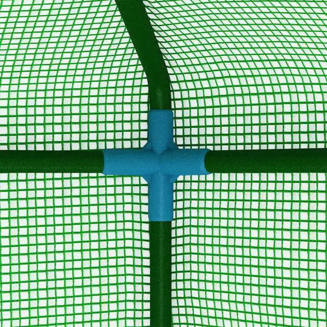 Alt view image 4 of 13 - vidaXL Greenhouse Grow House for Plant Growing Green House with Shelves Steel