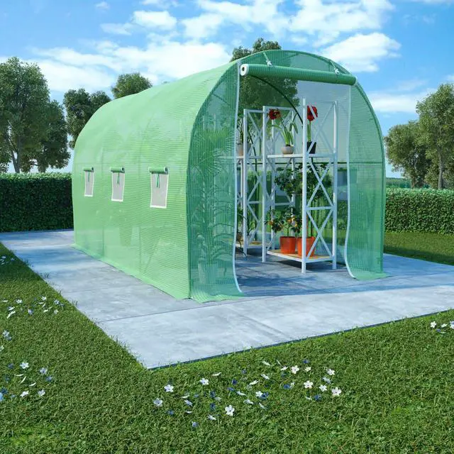 Main image of vidaXL Greenhouse Outdoor Grow House Green House for Plant Growing Gardening