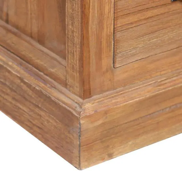 Alt view image 11 of 17 - vidaXL Side Cabinet 23.6"x11.8"x23.6" Solid Teak