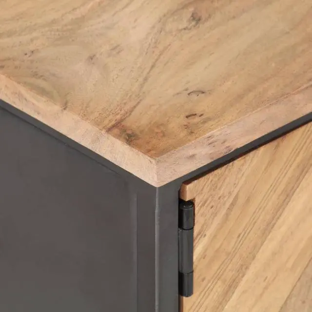 Alt view image 5 of 13 - vidaXL Coffee Table Wooden End Table Side Table Solid Wood Acacia 35.4 Inch