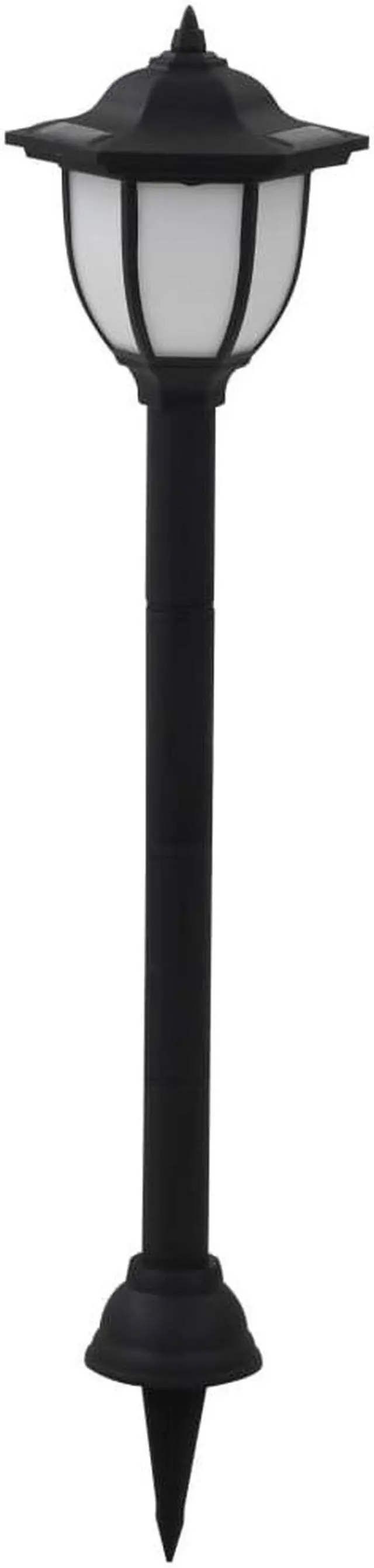 Alt view image 2 of 14 - vidaXL Outdoor Pathway Light LED Solar Walkway Light with Ground Spike 3 pcs