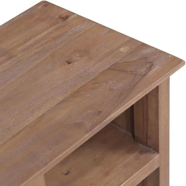 Alt view image 7 of 13 - vidaXL Sideboard Side Cabinet with 3 Shelves and 3 Drawers Solid Teak Wood