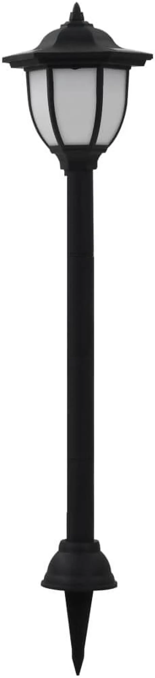 Alt view image 3 of 14 - vidaXL Outdoor Pathway Light LED Solar Walkway Light with Ground Spike 3 pcs