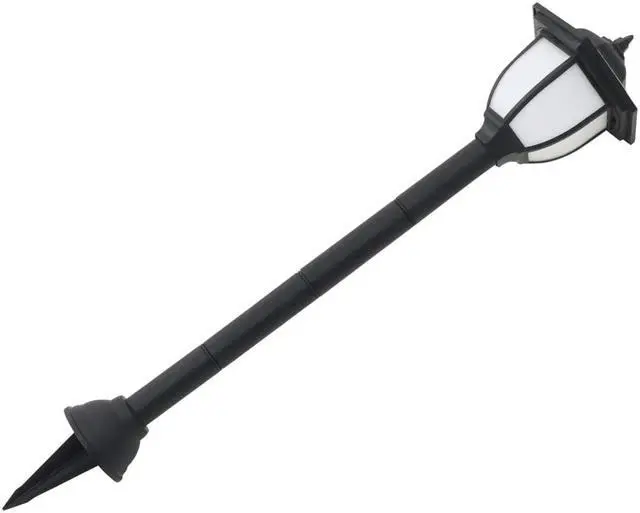Alt view image 6 of 14 - vidaXL Outdoor Pathway Light LED Solar Walkway Light with Ground Spike 3 pcs
