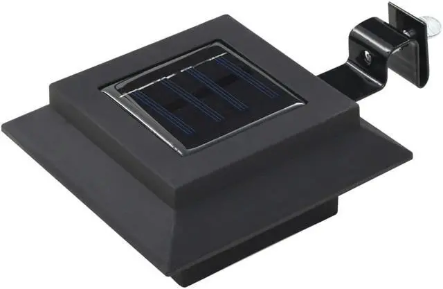 Alt view image 2 of 14 - vidaXL Solar Gutter Light Outdoor LED Fence Light 6 pcs Cold White Light Color