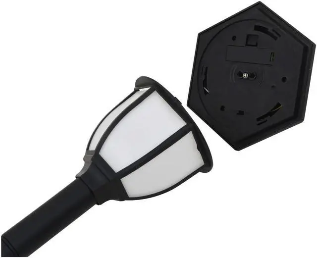 Alt view image 5 of 14 - vidaXL Outdoor Pathway Light LED Solar Walkway Light with Ground Spike 3 pcs