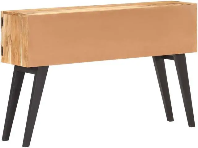 Alt view image 6 of 14 - vidaXL Solid Acacia Wood Sideboard Storage Side Cabinet Wooden Home Organizer